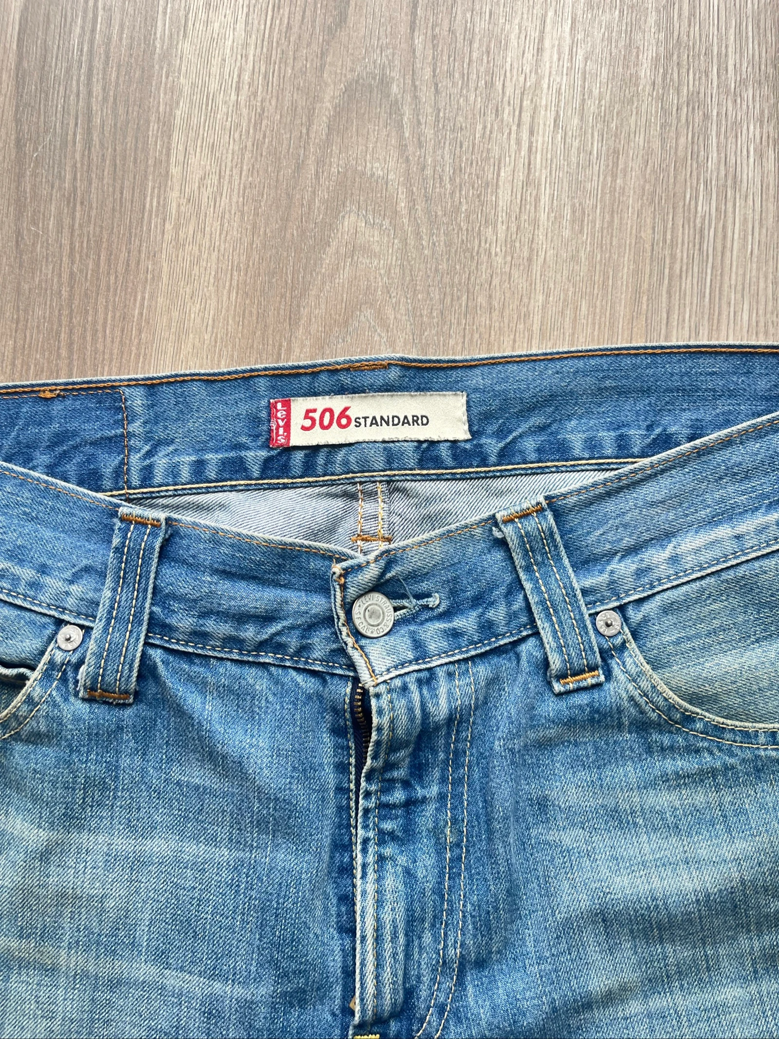 Levis 506 Super Baggy Classic Style Original Vintage Old Money 90s W33 L34 – photo 6